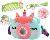 Cute Camera Shape Pop Fidget Crossbody Bag for Kids
