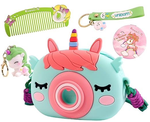 Cute Camera Shape Pop Fidget Crossbody Bag for Kids