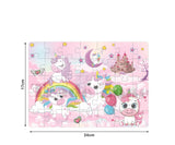 Fun Learning Unicorn Jigsaw Puzzle for Kids - 4 in 1