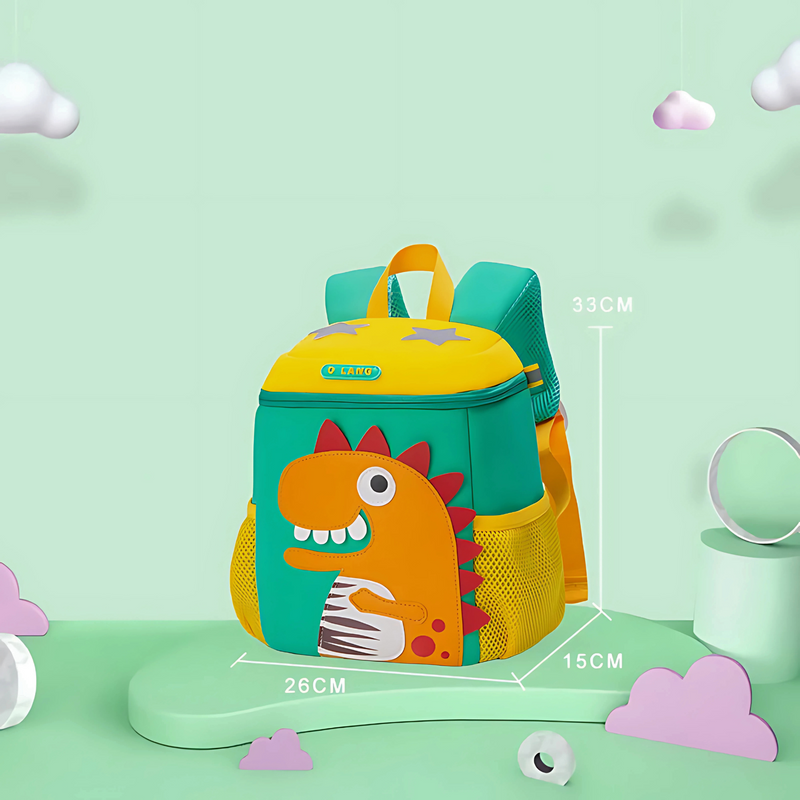 3D Large Dinosaur Frappe Backpack for Kids