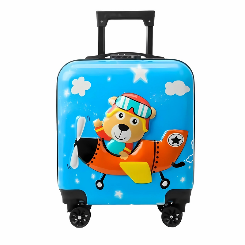 Kids Hard-Sided Medium Cute Design Trolley Bag