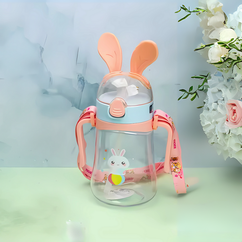 Rabbit Ear Design Kids Water Bottle - 450ml