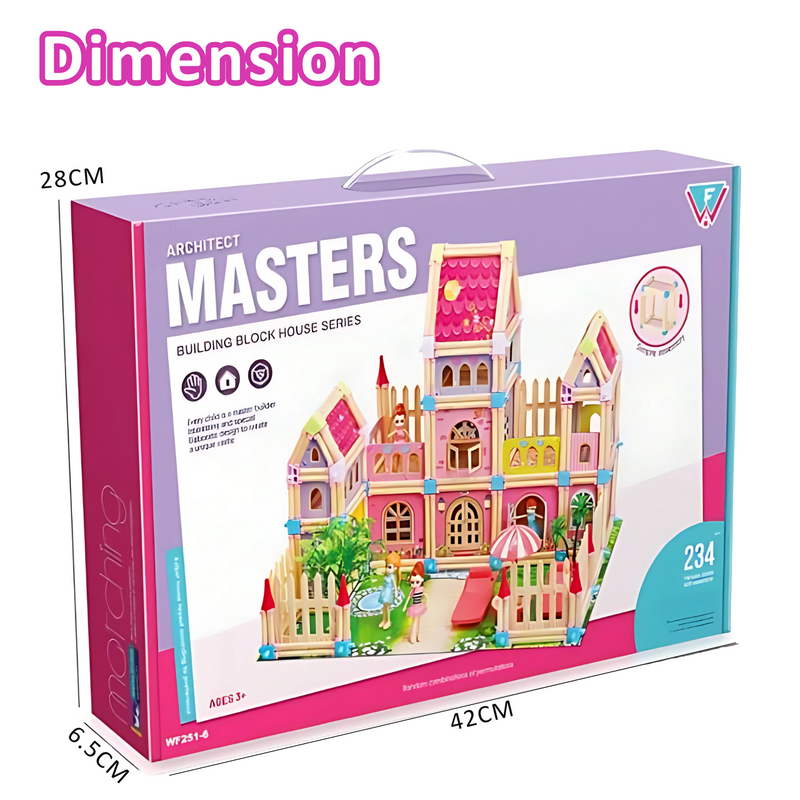 3D DIY Doll Dream House Playset for Girls