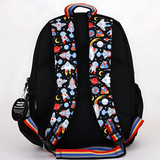 3D Design Backpack with Front Pocket for Kids-Wings Unicorn, Bus, Astronaut, Planet