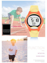 Unisex Kids Dial & Straps Digital Multi-Function Watch Yellow