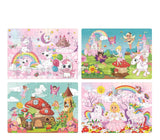 Fun Learning Unicorn Jigsaw Puzzle for Kids - 4 in 1