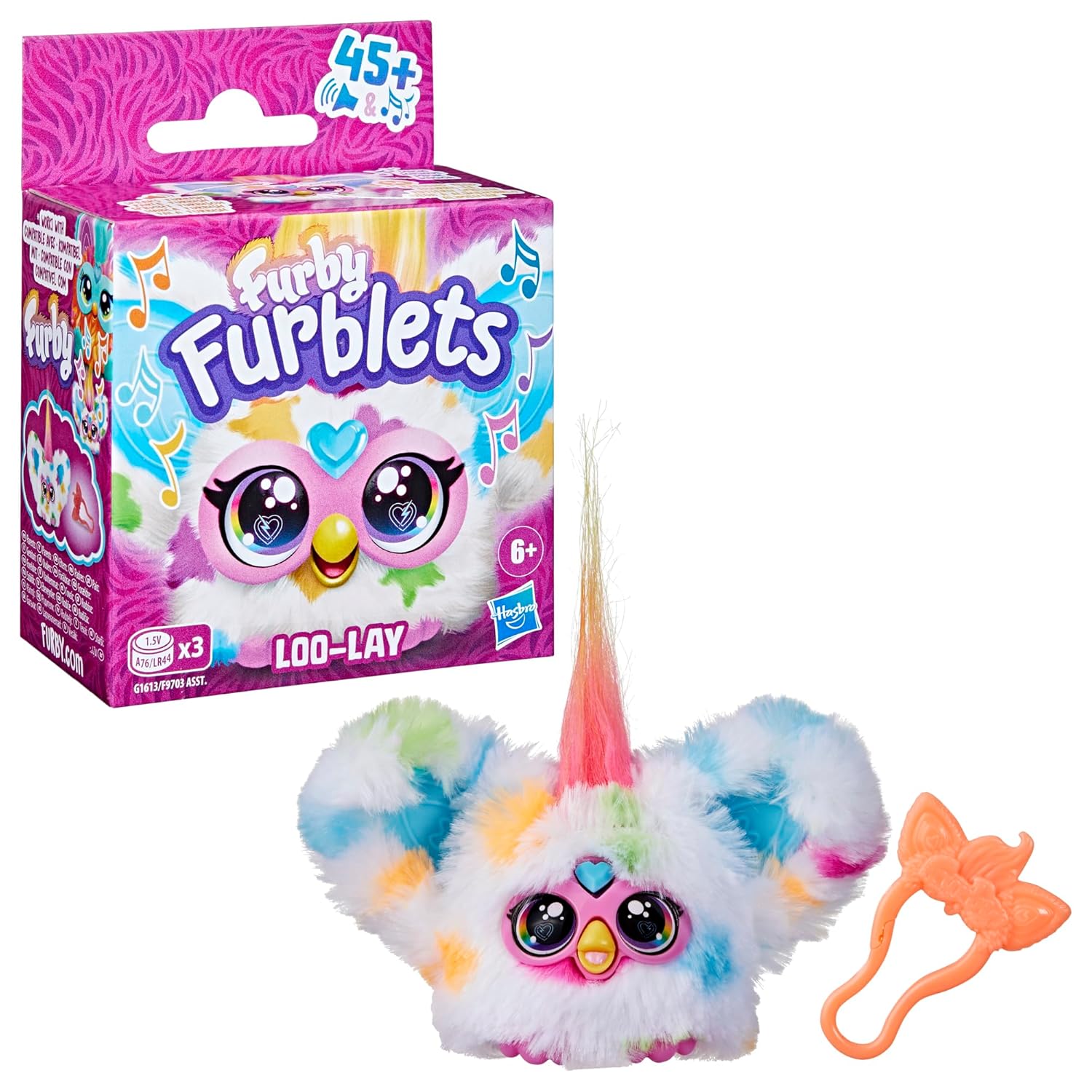 Furby Furblets Electronic Plush Toys for Girls & Boys 6+,Speaks Furbish & Plays Music, Series 4