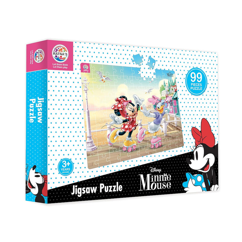 99 Pieces Disney & Marvel Series Jigsaw Puzzle for Kids (Minnie Mouse)