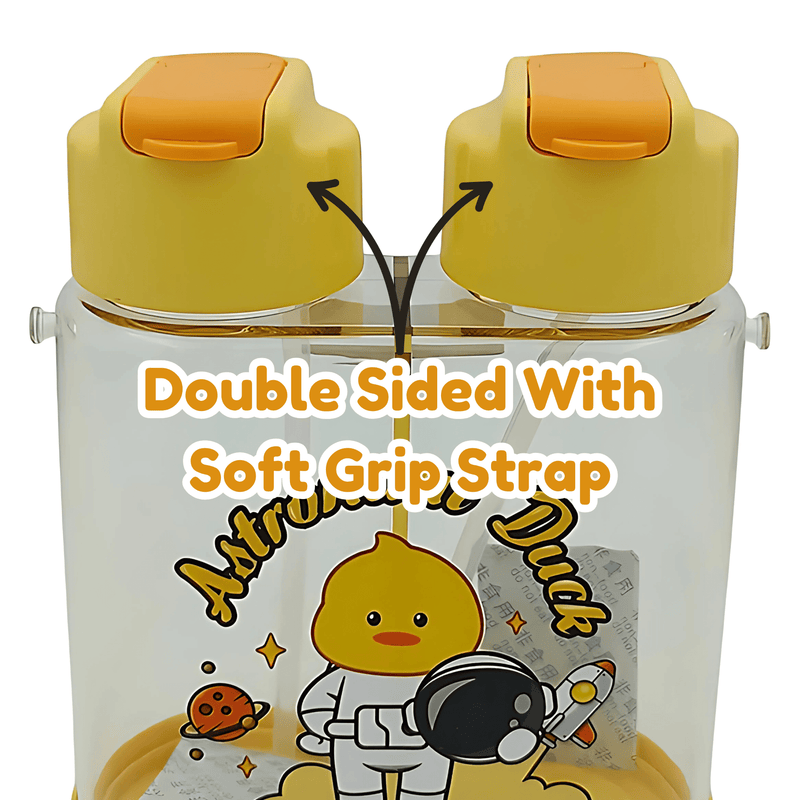 Dual Drink Function Water Bottle – 550ml - Pack of 1