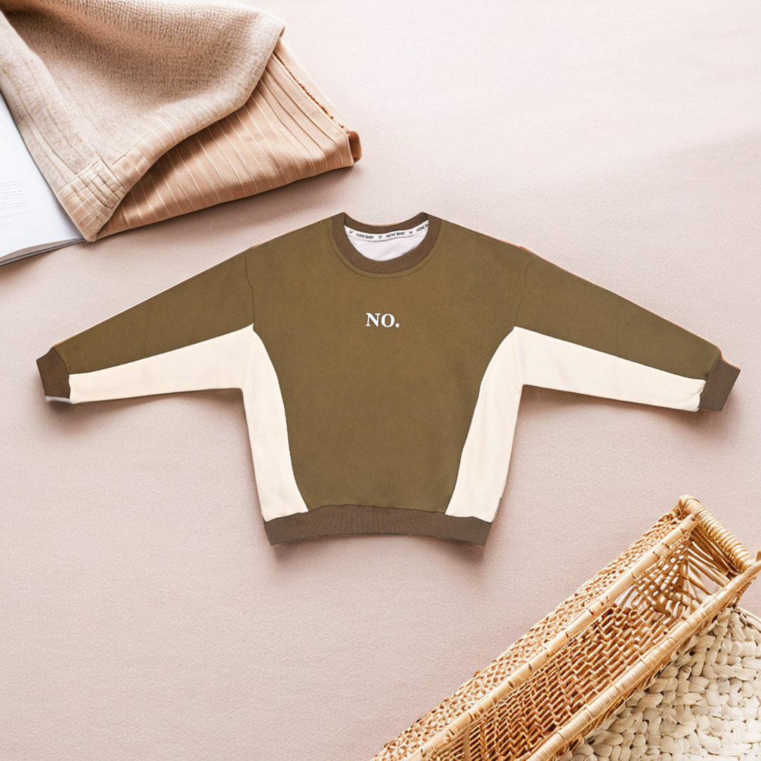 Boys' Full-Sleeve Round Neck Sweater