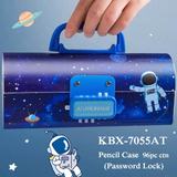 Suitcase Style Password Lock Pencil Case for Kids