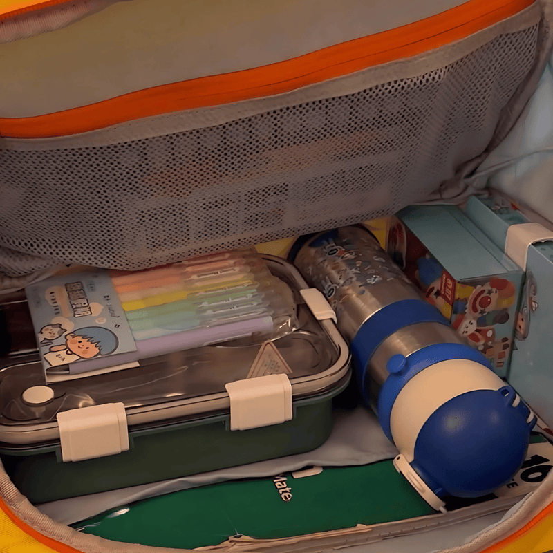 School Bus Design Backpack for Kids