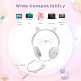 Animal Ear Design Wired Headphones for Kids