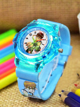 Boys Printed Dial & Rubber Strap Analogue Watch - Ben10 SkyBlue