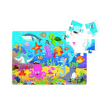 4-in-1 Animal World Jigsaw Puzzle Set - 35 Pieces Each