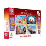 4-in-1 Disney Jigsaw Puzzle (Lion King) for Kids (4 x 35 Pieces)