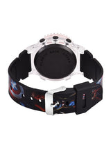 Kids Printed Multi-Function Digital Watch Black Captain