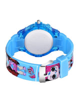 Girls Printed Dial & Straps Analogue Watch Barbie SkyBlue