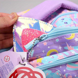 Far Away Backpack | Cat Print - Smiggle 17.8L, 3 Zipped Compartments 🎒