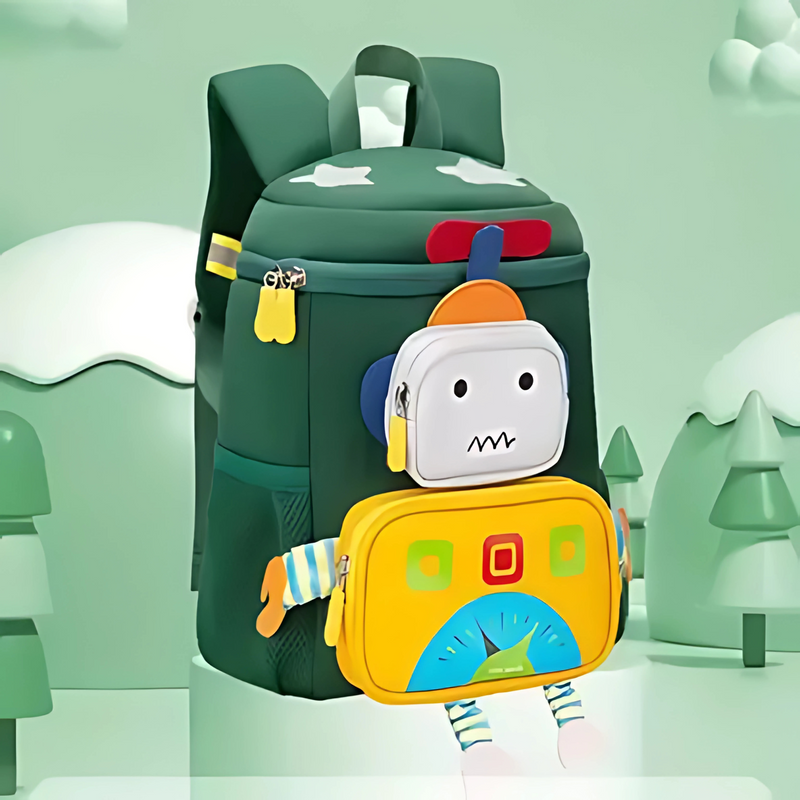 3D Robo Backpacks for Toddlers