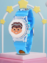 Kids Printed Multi-Function Digital Watch - Skyblue