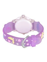 Girls Patterned Dial & Strap Digital Multi Function Watch FlyUnicorn Purple