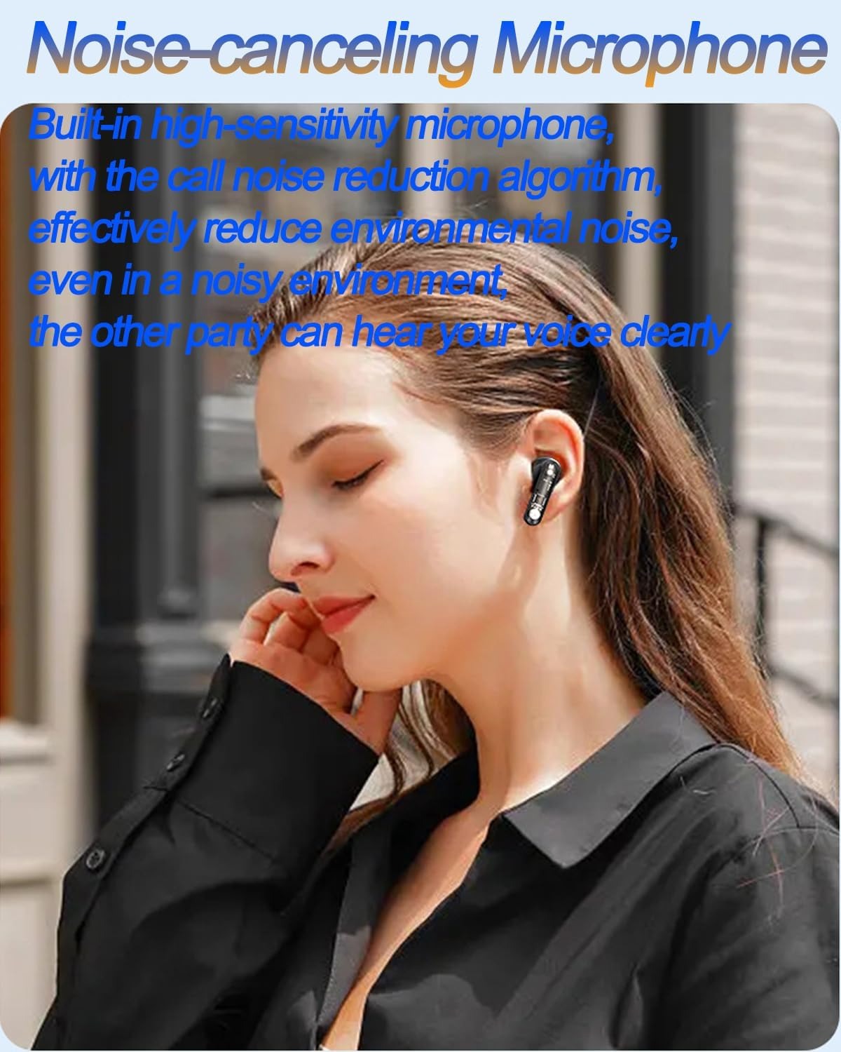 LY80 Wireless Bluetooth Earbuds | HiFi Stereo Sound, ENC Noise Cancellation, Fast Charging, IP7 Waterproof, Touch Control, Transparent Design with Mic