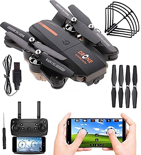 DRONE S Quadcopter with 3D Flips, Headless Mode, One-Key Return & Foldable Design | Remote Control Drone for Ages 14+