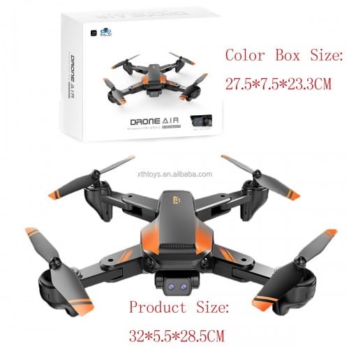 4K HD Foldable Drone with Dual 1080P Camera, Obstacle Avoidance, Intelligent Tracking, 15 Min Flight, Modular Battery, App Control & Night Light Mode