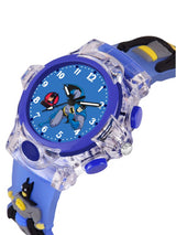 Boys Printed Dial & Straps Analogue Watch Batman Blue