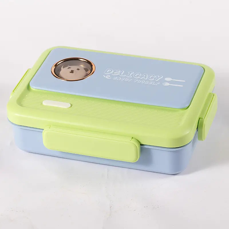 Lovely Bunny Theme Premium Quality Lunch Box with Cutlery – 900ml