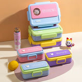 Lovely Bunny Theme Premium Quality Lunch Box with Cutlery – 900ml