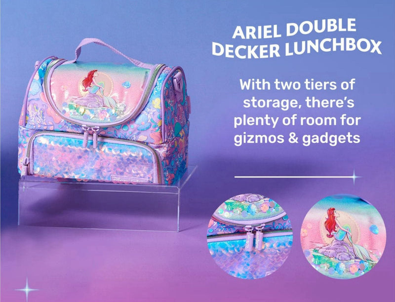 Smiggle Little Mermaid Double Decker Lunch Bag – Stylish & Practical Lunchbox for Kids
