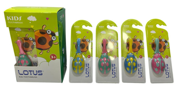 Eco-Friendly Kids Toothbrush – Soft Silicone Baby & Toddler Brush (Pack of 2)
