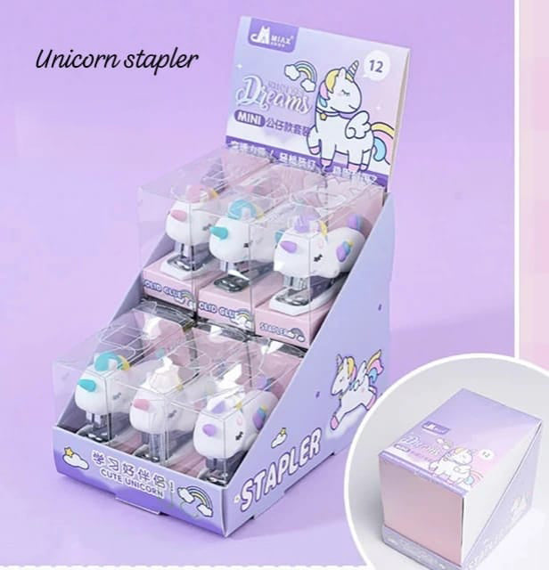 Unicorn Stapler – Cute & Adorable Mini Stapler for School or Office