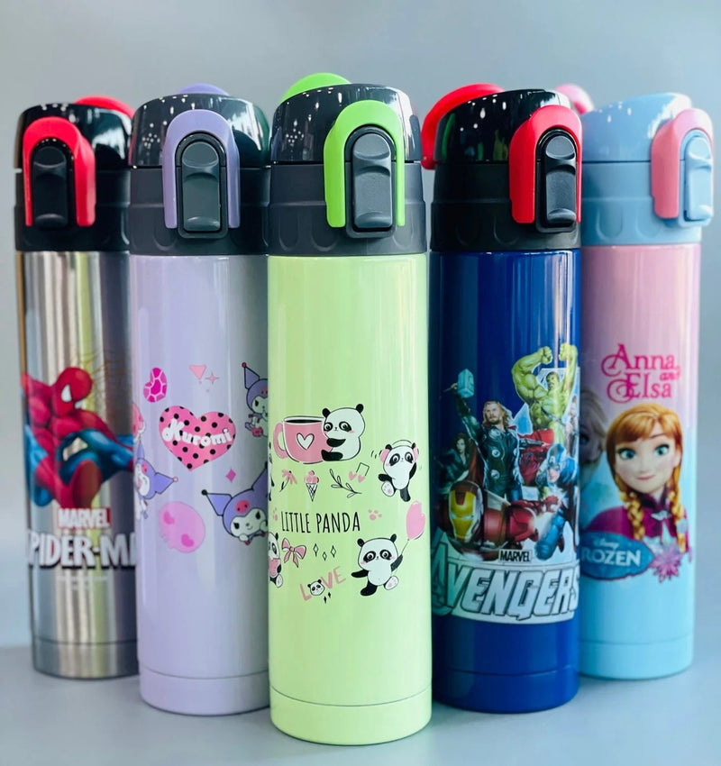 Kids 500ml Insulated Chiller Bottle – Stainless Steel, BPA-Free