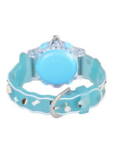 Girls Printed Dial & Straps Analogue Watch Cinna Blue