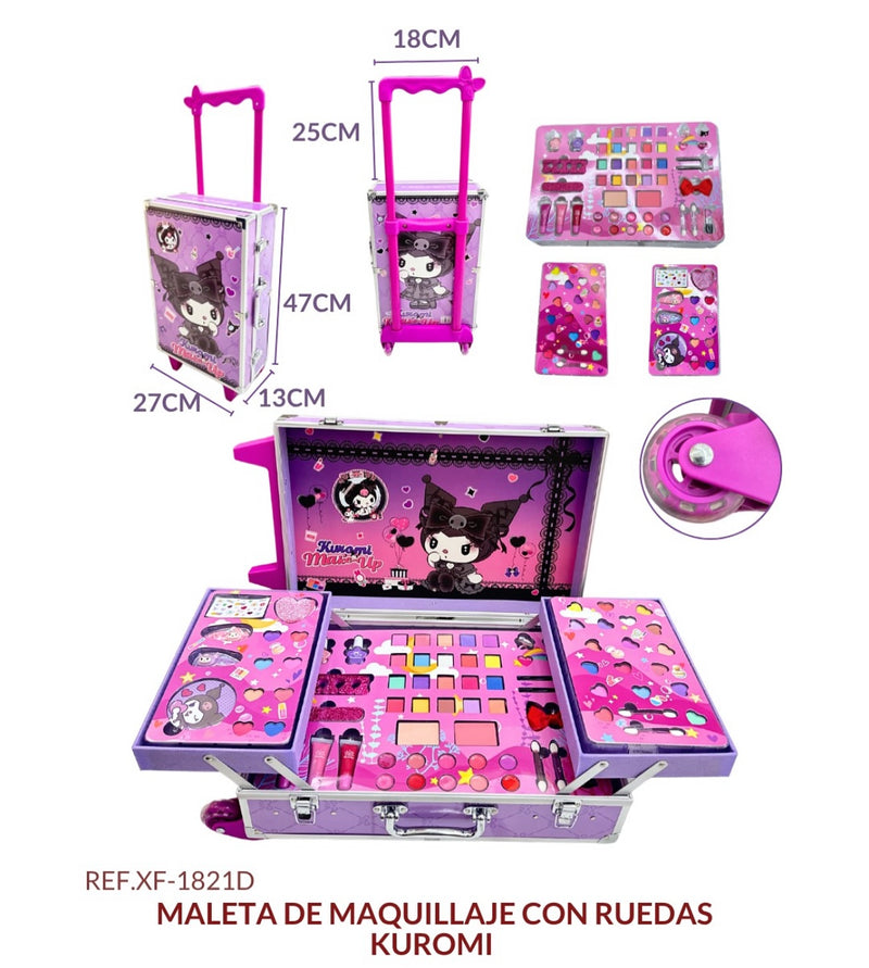 Magical Girl Makeup Trolley Collection | Fantasy Friends Makeup Trolley Set – Unicorn, Mermaid & Kuromi Editions