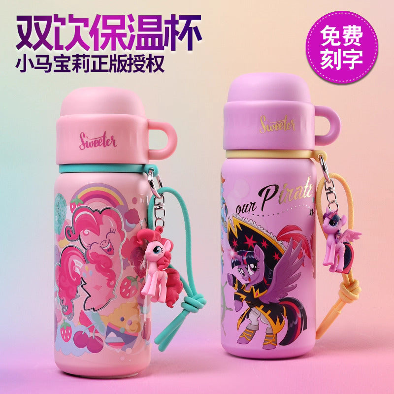 Insulated Water Bottle for Girls – Leak-Proof 316 Steel Thermos for School