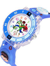 Boys Patterned Dial & Straps Analogue Watch Ben10 SkyBlue