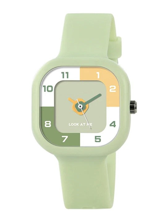 Unisex Kids Dial & Straps Analogue Watch - Green