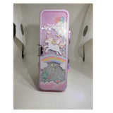 Kids Pencil Box with Lock | Cute Cartoon Design | Multi-Compartment Stationery Organizer for School Boys & Girls (Mermaid / Unicorn / Space Variants)