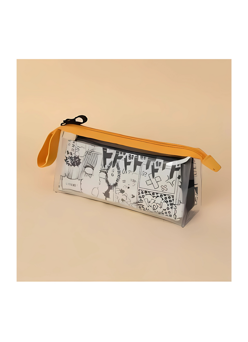 ✨ Transparent Zipper Pencil Pouch – Stylish & Durable Stationery Case