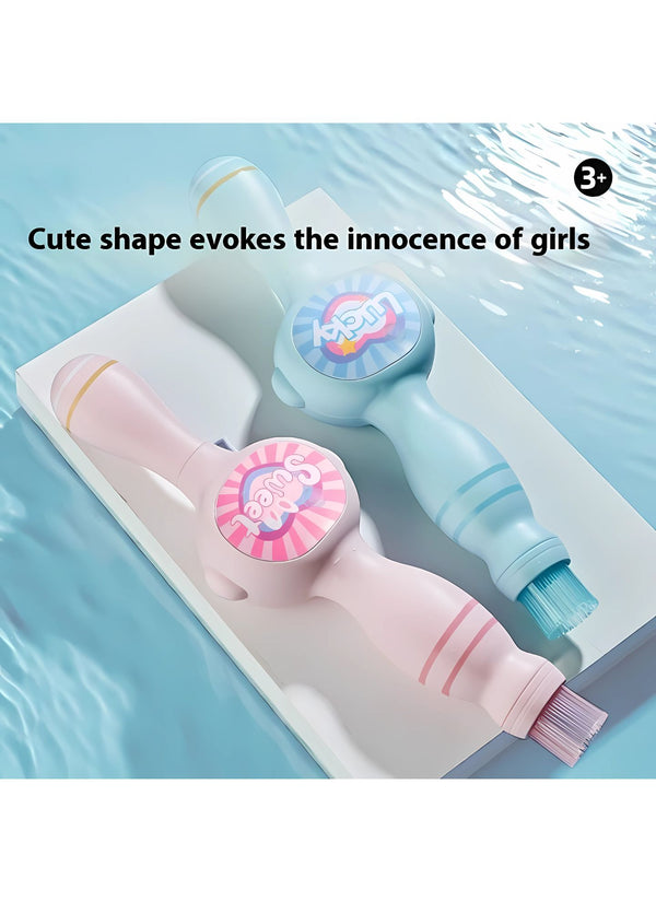 Rechargeable Kids Bubble Bath Brush – Candy Design with Accessories
