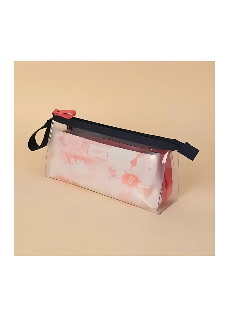✨ Transparent Zipper Pencil Pouch – Stylish & Durable Stationery Case