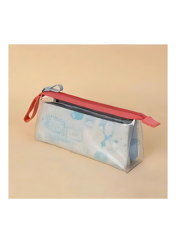 ✨ Transparent Zipper Pencil Pouch – Stylish & Durable Stationery Case