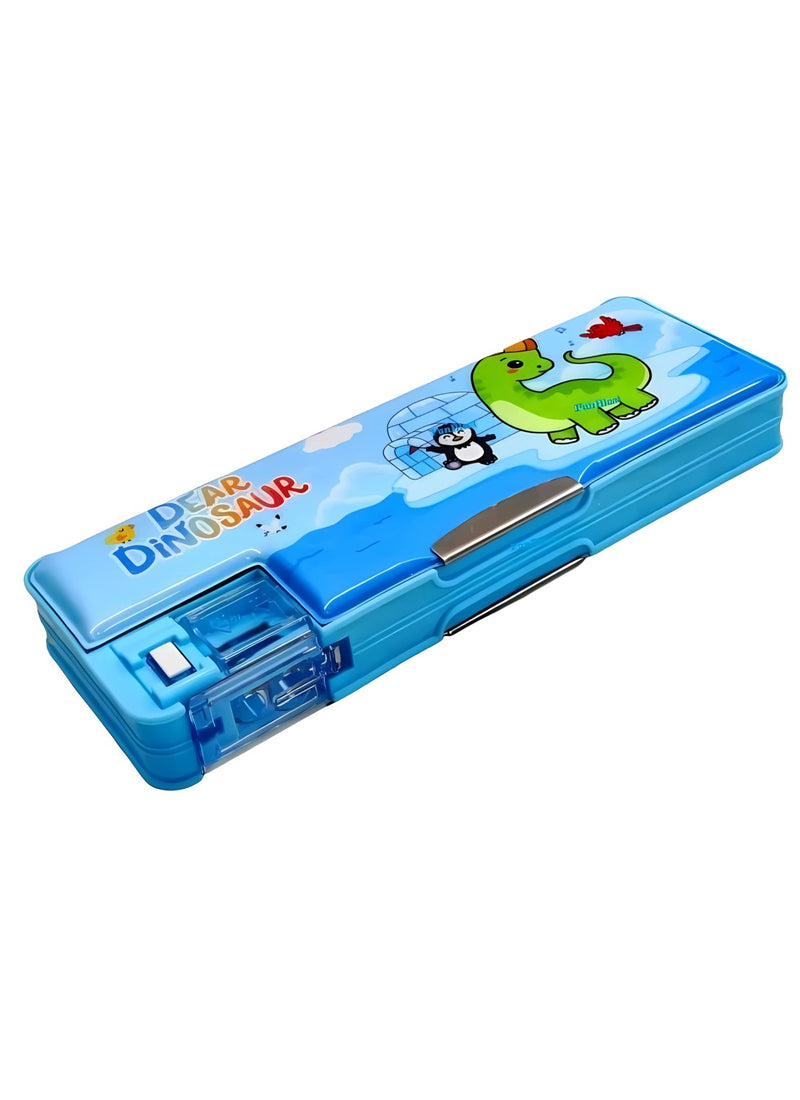 Multifunctional Magnetic Pencil Box with Sharpener for Kids – Space, Dinosaur & Unicorn Designs