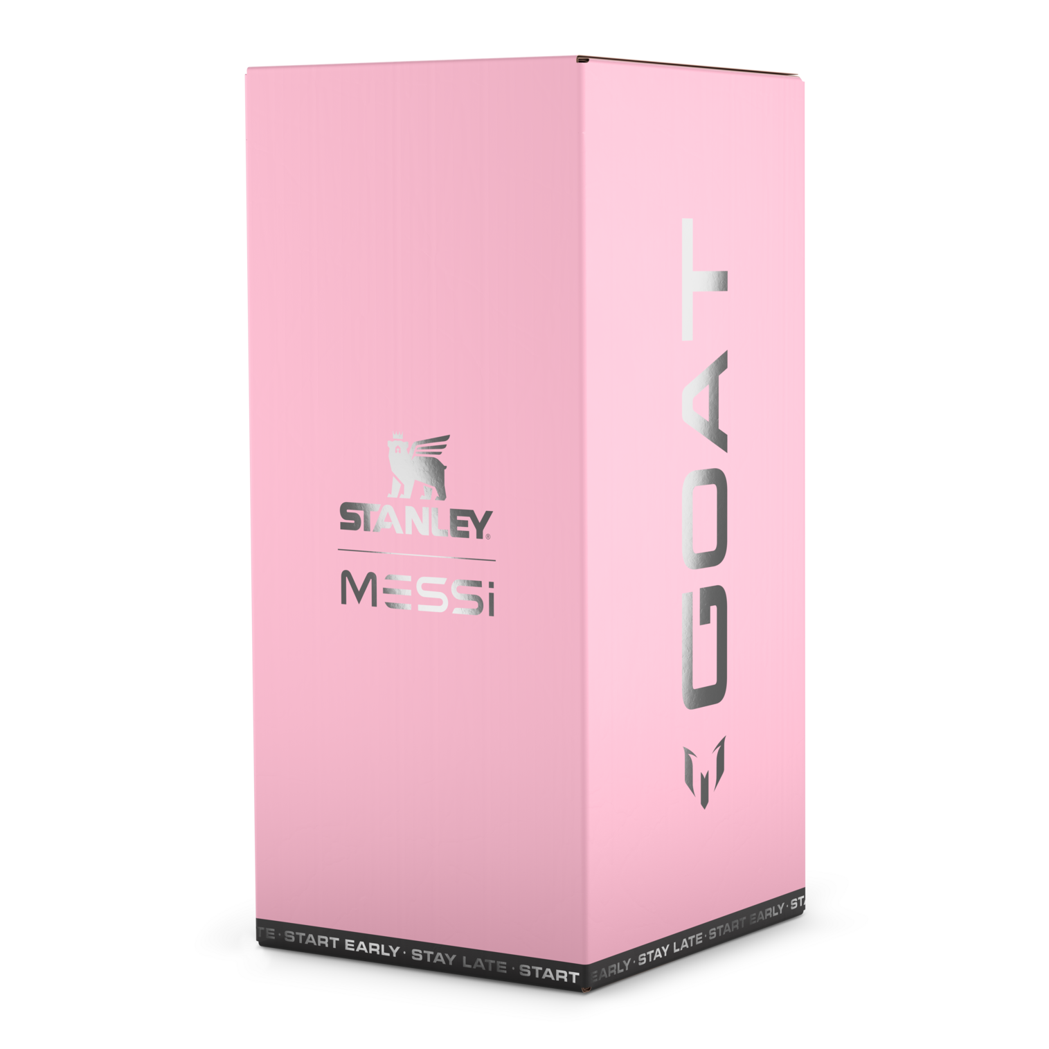 Messi x Stanley Quencher ProTour Flip Straw Tumbler | 40 OZ - Messi GOAT Pink