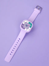 Unisex Kids Dial & Straps Analogue Watch Purple