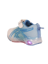 Kids' Blue LED Sneakers with Velcro Closure